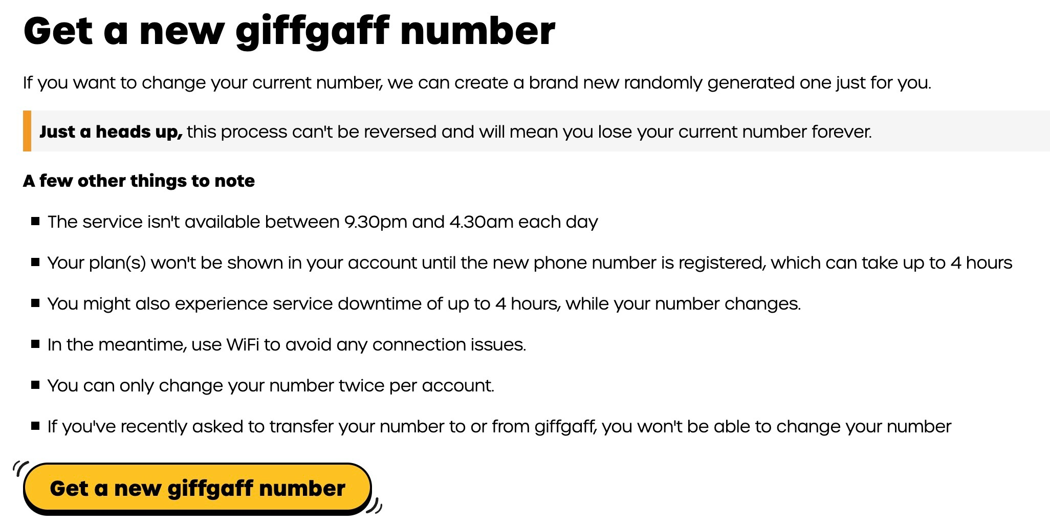 giffgaff 换号操作指南